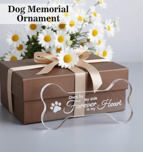Custom Crystal Bone Shape <strong>Pet</strong> Memorial Ornament Elegant Dog Sympathy <strong>Gift</strong> <strong>Loss</strong> of Dog Remembrance Keepsake Decorative Jewelry - Product Image 4