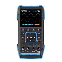 Multimètre numérique FNIRSI 2C23T Oscilloscope portable 10MHZ*2 + Générateur de signaux de fonction 9999 Comptes Testeur professionnel intelligent