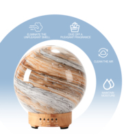 Diffuseur d'huiles essentielles électrique ultrasonique en forme de planète pour la maison, le bureau et la salle de yoga