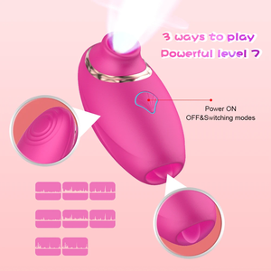 Jouet vibrant 3-en-1 pour adultes, stimulateur de clitoris et de tétons avec 7 fréquences, pour femmes, boutique de <span class=keywords><strong>sex</strong></span> toys - Product Image 2