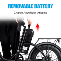 Vélo de montagne électrique pour adultes avec freins à disque hydrauliques KF9, batterie au lithium 48V 18Ah/35Ah amovible, pneus larges pliables, alliage d'aluminium
