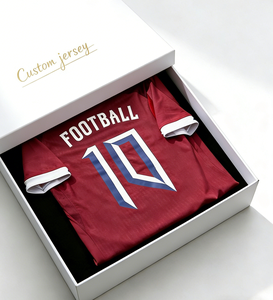 Aangepaste groothandel nationale team fan speler retro Thaise versie voetbal shirt DIY trainingspakken voetbal shirt S-4XL - Product Image 1