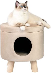 Ghế Làm Tổ Hình Tròn Bằng Vải Gỗ KD Mới Ghế Làm Ấm Cho Thú Cưng - Product Image 6