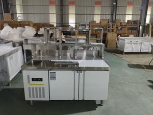 Mostrador de Acero Inoxidable para Té de Burbujas, Personalizado para Cafetería, Juego de Mostrador para Barra de Té con Leche - Product Image 2