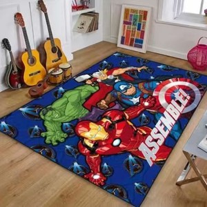 Alfombra Personalizada Impresa en 3D <span class=keywords><strong>de</strong></span> Superhéroes, Alfombra Grande Antideslizante, Alfombra Decorativa para Dormitorio <span class=keywords><strong>de</strong></span> la Serie Marvel Spider-Man Avengers - Product Image 3