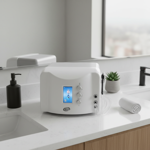 Appareil de soin du visage multifonctionnel <span class=keywords><strong>2</strong></span> en 1 pour hydrater, raffermir et éliminer les points noirs par dermabrasion - Product Image 1