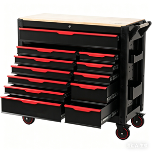 Coffret à <span class=keywords><strong>outils</strong></span> roulant robuste avec 691 pièces, ensemble <span class=keywords><strong>complet</strong></span> d'<span class=keywords><strong>outils</strong></span>, <span class=keywords><strong>chariot</strong></span> à <span class=keywords><strong>outils</strong></span> pour mécanicien - Product Image 2