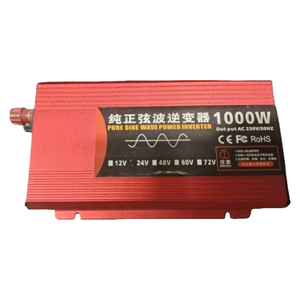 คลื่นไซน์บริสุทธิ์ 1000W 12V ถึง 220V สำหรับรถบรรทุก - จอแสดงผล LCD ป้องกันการโอเวอร์โหลด - Product Image 1
