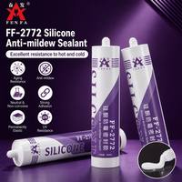 Scellant silicone neutre FENFA FF2772, grade 0, anti-moisissure, haute thixotropie, adhésif pour béton, acier galvanisé, joint de carrelage