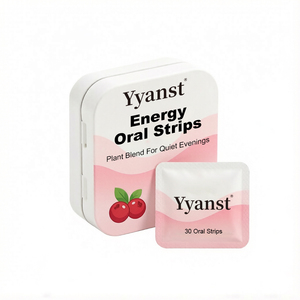 Bandes Orales Énergisantes Vitality Boost 30 unités – Mélange de Canneberge – Complément à Dissolution Rapide – Booste la Vitalité – Apaise l'Ambiance du Soir – OEM/ODM - Product Image 1