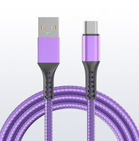Câbles de type C de haute qualité Câble Usb tressé en nylon Câble Usb de type C de charge