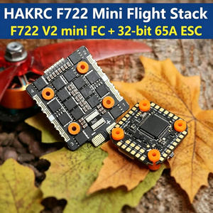 ชุดควบคุมการบิน <span class=keywords><strong>HAKRC</strong></span> <span class=keywords><strong>F722</strong></span> V2 Mini Flight Stack 32-bit 65A BLHeli32 4in1 ESC ขนาด 20x20 มม. รองรับ 2-6S ใช้ได้กับ DJI O3 สำหรับโดรน FPV แข่งขันและฟรีสไตล์ - Product Image 1