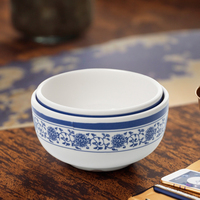 Bol à soupe unique rond en mélamine de 4 pouces pour restaurant de style chinois