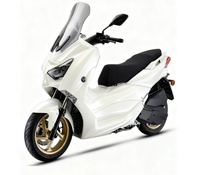 Motos à essence vérifiées 150CC 4 temps, moteur rouge sans balais, refroidissement par air, vitesse maximale 100km/h, frein à disque, scooter à essence YHY