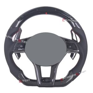 Volant en fibre de carbone adapté aux modèles Ben-z C <span class=keywords><strong>CLA</strong></span> W204 C63 W212 W218 W207 W172 SLK W217 GLK W205 - Product Image 1