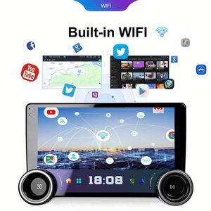 หน้าจอ 10.1 นิ้ว 2+32G ตัวเครื่องโลหะเต็มรูปแบบ พร้อมพัดลม สำหรับเครื่องเล่น GPS WIFI หน้าจอสัมผัส ระบบแอนดรอยด์ วิทยุติดรถยนต์แบบพกพา ทีวี DVR รับประกัน 1 ปี - Product Image 4