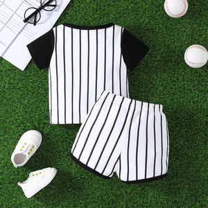 Conjunto Deportivo Informal para Niños Pequeños, Venta al Por Mayor de Fábrica, Ropa Roja de Boutique para Niños de 6 Meses a 3 Años, Tela de Lona con Estampado de Camuflaje - Product Image 2