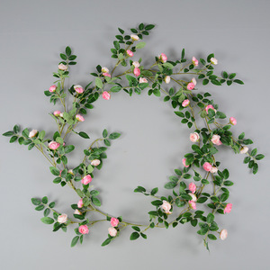 Vigne artificielle Dongchen Crafts en forme de bourgeons de thé, 100cm-200cm, fleur en soie, décoration de mariage, accessoires de photographie en extérieur, décoration intérieure - Product Image 1