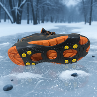 Crampons et pointes antidérapantes portables en caoutchouc de haute qualité pour la marche sur glace et l'escalade en toutes saisons (YTD)