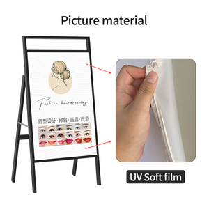 Caisson lumineux <span class=keywords><strong>de</strong></span> supermarché support lourd pliable présentoir à affiches panneau d'affichage LED pour la publicité <span class=keywords><strong>de</strong></span> magasin - Product Image 4