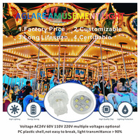 Vente en gros de lumières LED à points de pixels 24V, ampoule LED automatique, cabochon, éclairage LED pour les parcs d'attractions