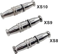 XS8 XS9 XS10 XS12 enchufe de aire rápido de aviación 8mm 9mm 10mm 2 3 4 5 6 pines Push-Pull 3A 250V conector de Metal de latón
