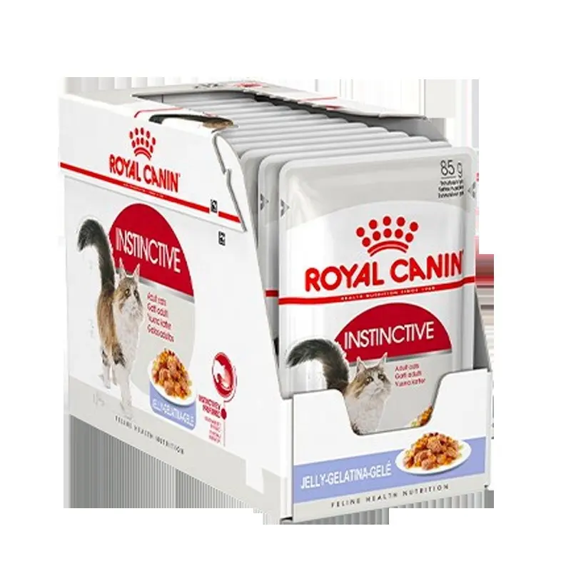 Venta al por mayor más vendidos alimentos enlatados para mascotas 85g bolsas de alimentos para mascotas Royal Canin gato