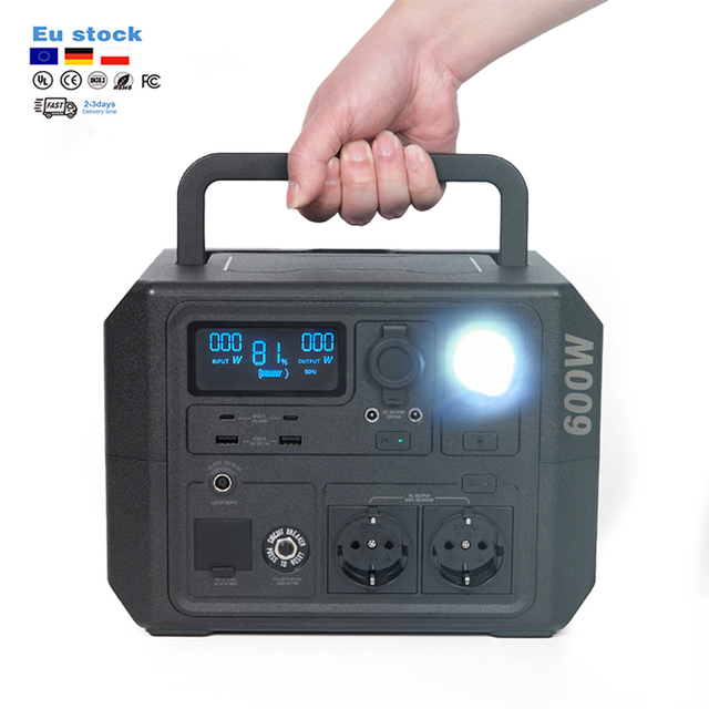Wholesale Home Rechargeable Backup Power Battery Emergency Solar Generator 600w Portable Power Station