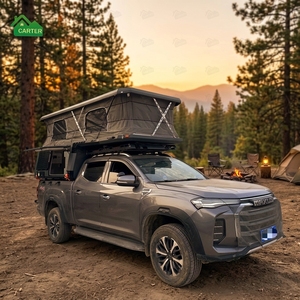 Remolque Utilitario Pequeño para Camioneta Ford Maverick, Remolque Todoterreno, Camper Deslizable, Autocaravana, Caravana con Baño y Aseo - Product Image 1