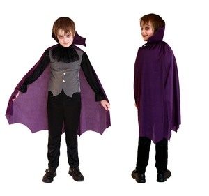 Costumes d'Halloween pour enfants, série Vampire, horreur, elfe, garçon, cosplay, fantôme, polyester, vente en gros, haute qualité - Product Image 2