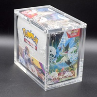 Vente en gros de boîte à cartes de jeu Tcg Accessoires Produits Vitrine magnétique Boîte d'appoint japonaise personnalisée Rangement en acrylique