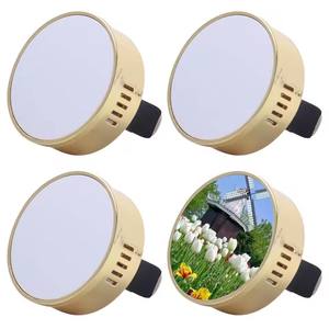 1 pièce, diffuseur d'air de voiture vierge pour sublimation, élimine les odeurs, accessoires de transfert thermique pour sortie de <span class=keywords><strong>climatisation</strong></span>, pour aromathérapie automobile haut de gamme - Product Image 2