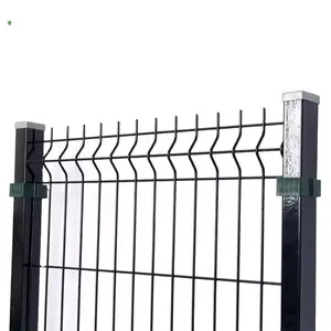 Tùy chỉnh V cong hàng rào bảo vệ đường sắt hàng rào an ninh PVC tráng hàng rào kim loại
