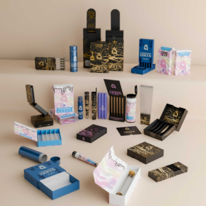 Tamper-evident Trống hộp thuốc lá chống trẻ em trượt vẽ các tông rỗng trước cuộn bao bì hộp với khu vực phù hợp - Product Image 5