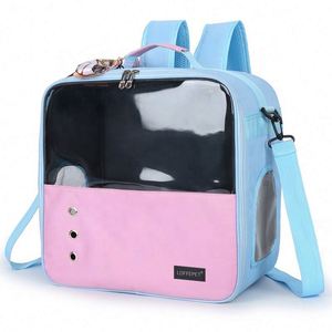 Outdoor Airline Approved Fashion Portable Transparent Breathable Pet Dog <b>Cat</b> Carrier <b>Backpack</b> For Travelling Shopping - Product Image 6