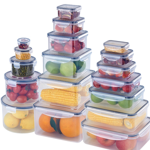 EASGA Boîte de conservation des aliments pour réfrigérateur de cuisine Ensembles de récipients hermétiques avec couvercles Boîte de rangement pour fruits et légumes - Product Image 1