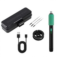 Fer à souder filaire USB-C 650 mAh à chauffe rapide, température variable, stylo de soudage portable pour réparation électronique DIY et usage domestique