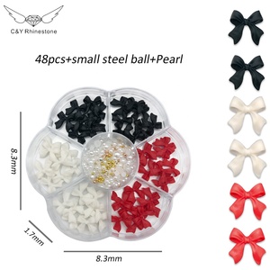 Accesorios de Resina CY con Forma de Lazo y Diamantes de Imitación 3D para Decoración de <span class=keywords><strong>Uñas</strong></span>, Diseño de Manicura, Manualidades - Product Image 2