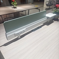 Vente en gros bureau public poste de travail porte-cartes simple ordinateur 4 personnes luxe debout en bois Mini PDG bureau à domicile bureaux Table