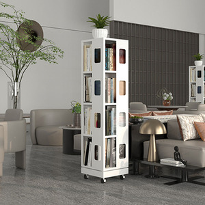 Nhà Máy Bán buôn xoay kim loại kệ sách hẹp Kệ Sách 4 Tầng Kệ sách tháp cho góc - Product Image 4