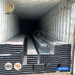 Q235B Q345B Grado Galvanizado Canal <span class=keywords><strong>C</strong></span> Canales de acero en forma de U Perfil de acero Gi Canales de acero en forma de U - Product Image 2
