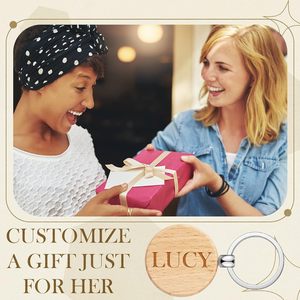 Tùy chỉnh gỗ sồi gỗ Keychain khoảng trống cho Lazer khắc cá nhân quà tặng và lý tưởng cho vài khách sạn nhà cung cấp vật nuôi - Product Image 3