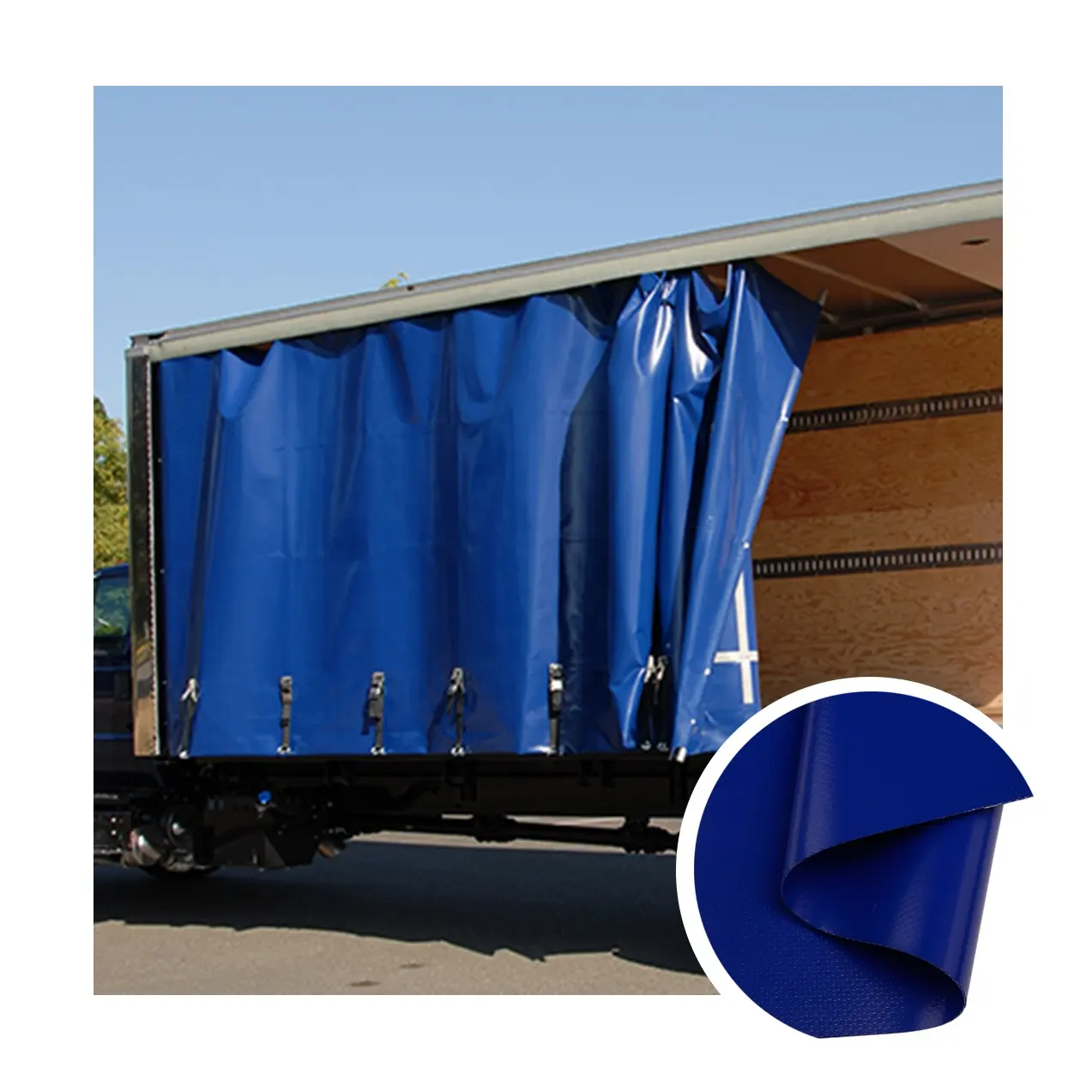 Tessuto della tenda laterale del camion della tela cerata del PVC della tela cerata di Panama della tela cerata del PVC 900GSM