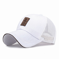 Gorras de Malla Transpirables Casuales de Verano para Hombre, Gorras de Béisbol de Malla con Protección Solar Simple