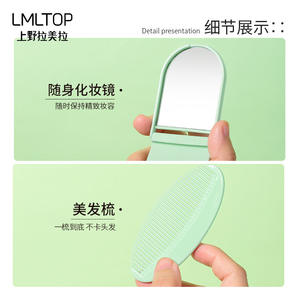 Juego de Botellas de Viaje Lmltop, 8 Piezas, Botellas de Spray Cosméticas de 50 ml con Espejo y Peine SY766 - Product Image 4