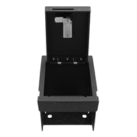 Boîte de rangement sécurisée pour console centrale avec accoudoir pour Mazda CX-30 2020-2026, coffre-fort à serrure à combinaison avec clé, en acier robuste, rangement dissimulé