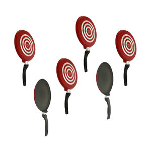 100% productos de alta calidad mejor clasificados para cocinar al aire libre BBQ Grill Pan Diseño redondo Sartén antiadherente de aluminio de Bangladesh - Product Image 6