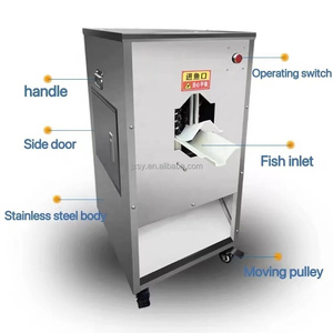 Commerciële Roestvrijstalen Automatische Vis Scraper Schraper Elektrische Graskarper Terug Opening Machine Vis Doden Machine - Product Image 3