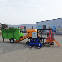 Presse à balles simple et automatique pour foin et ensilage, idéale pour les petits agriculteurs