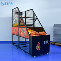 Machine de tir de basket-ball à pièces de vente directe d'usine Machine de jeu d'arcade de basket-ball de rue